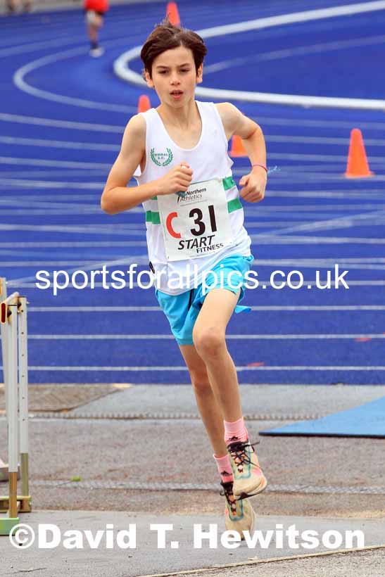 Boys under-13s 2022 Northern Road Relays, SportsCity, Manchester. Photo: David T. Hewitson/Sports for All Pics